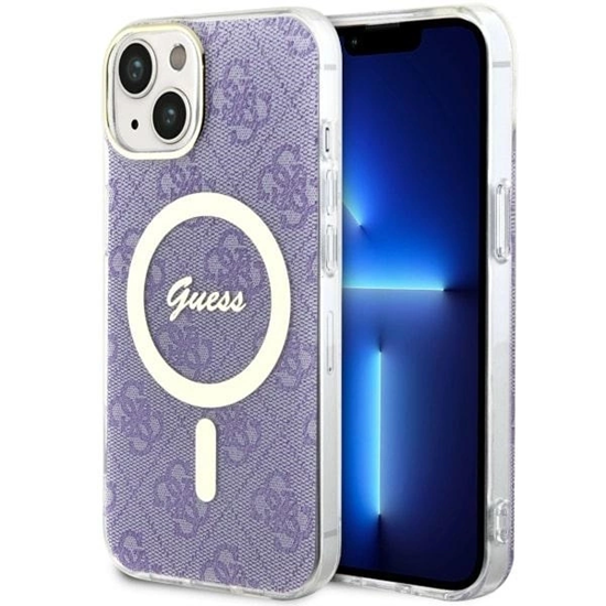 Picture of Guess 4G MagSafe case for iPhone 14 - purple