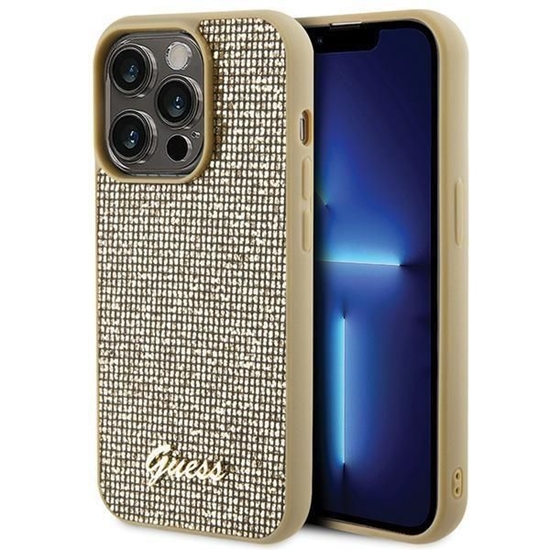 Picture of Guess Disco Metal Script case for iPhone 15 Pro - 