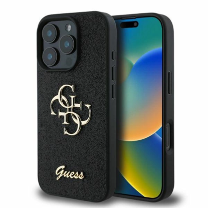 Attēls no Guess Fixed Glitter Big 4G case for iPhone 16 Pro 