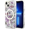 Picture of Guess Flower MagSafe case for iPhone 14 - transpar
