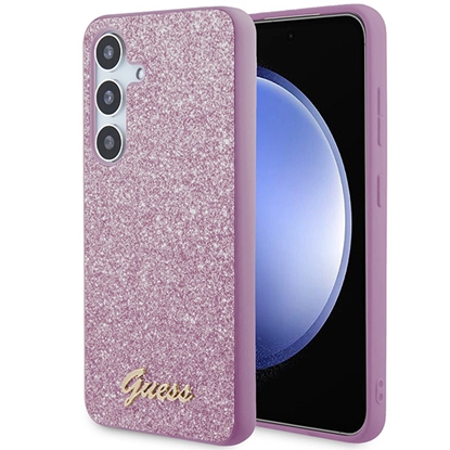Attēls no Guess Glitter Script case for Samsung Galaxy S24 -