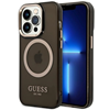 Picture of Guess Guess Gold Outline Translucent MagSafe - Etui iPhone 14 Pro (czarny)