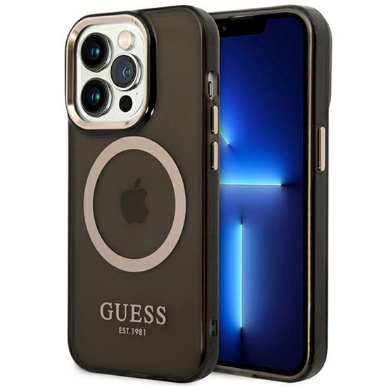 Изображение Guess GUHMP14LHTCMK iPhone 14 Pro 6,1"  czarny|bla