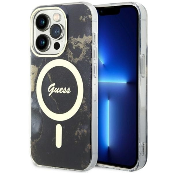 Изображение Guess GUHMP14LHTMRSK iPhone 14 Pro 6.1" czarny|bla