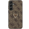 Picture of Guess GUHCS24LPGS4TDW S24 Ultra S928 brown hardcase Grip Stand 4G Triangle Strass | GUESS