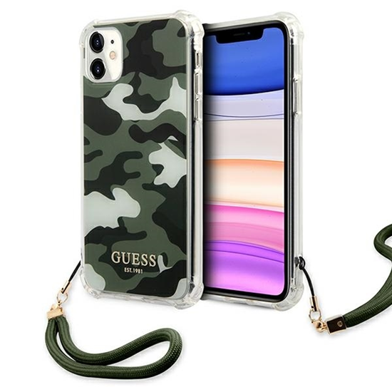 Изображение Guess GUHCN61KSARKA iPhone 11 | Xr 6,1"  zielony|k