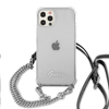 Picture of Guess GUHCP12LKC4GSSI iPhone 12 Pro Max 6,7" Transparent hardcase 4G Silver Chain