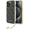 Изображение Guess Guess GUHCP15LGF4GGR iPhone 15 Pro 6.1" gray/gray hardcase 4G Charms Collection