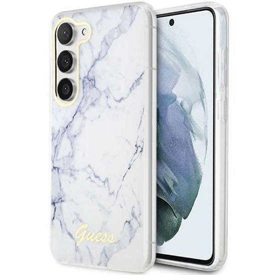 Picture of Guess Guess GUHCS23MPCUMAH S23+ S916 white/white hardcase Marble
