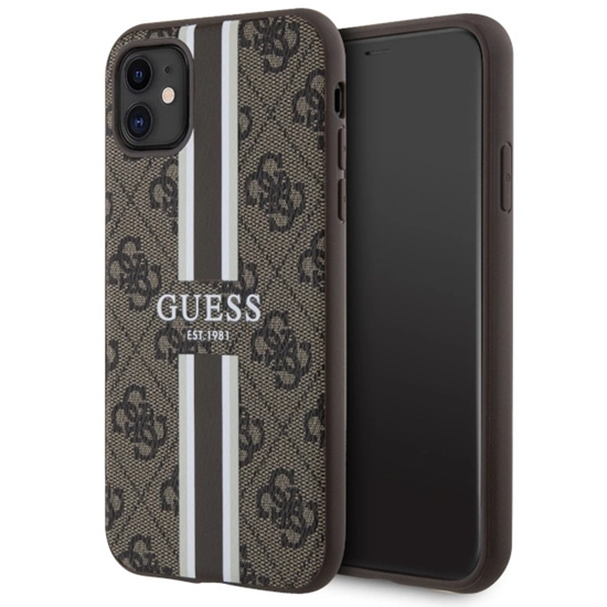Picture of Guess GUHMN61P4RPSW iPhone 11 | Xr brown|brown har