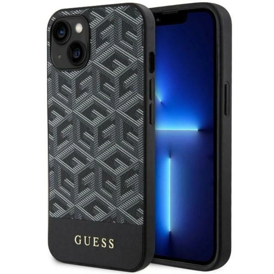 Picture of Guess GUHMP14MHGCFSEK iPhone 14 Plus 6.7" black|bl