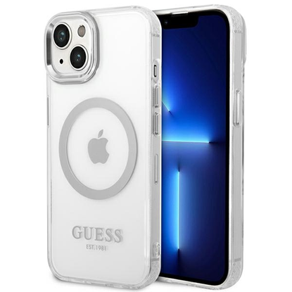 Изображение Guess GUHMP14MHTRMS iPhone 14 Plus 6,7" srebrny|si