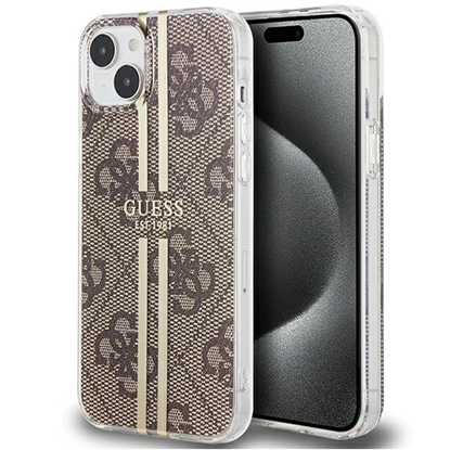 Attēls no Guess IML 4G Gold Stripe case for iPhone 15 Plus |