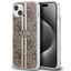 Attēls no Guess Guess IML 4G Gold Stripe case for iPhone 15 Plus / 14 Plus - brown