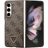 Picture of Guess Guess Leather 4G Triangle Strass case for Samsung Galaxy Z Fold 5 - brown