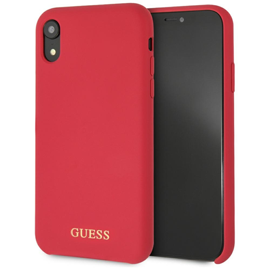Picture of Guess GUHCI61LSGLRE iPhone Xr red|czerwony hard ca