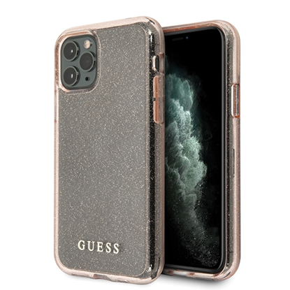 Изображение Guess GUHCN58PCGLPI iPhone 11 Pro rozā cietais vāc
