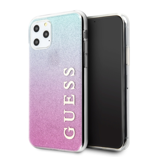 Изображение Guess GUHCN58PCUGLPBL iPhone 11 Pro pink blue hard