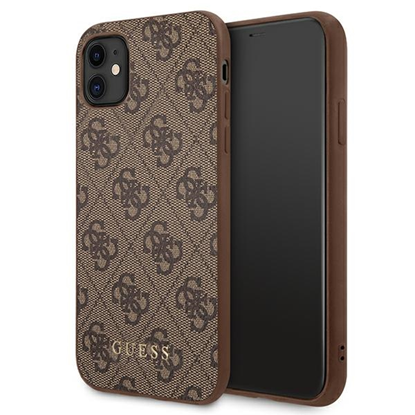 Изображение Guess GUHCN61G4GFBR iPhone 11 6,1" brązowy|brown h