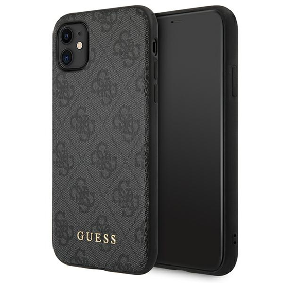 Изображение Guess GUHCN61G4GFGR iPhone 11 6,1" szary|grey hard