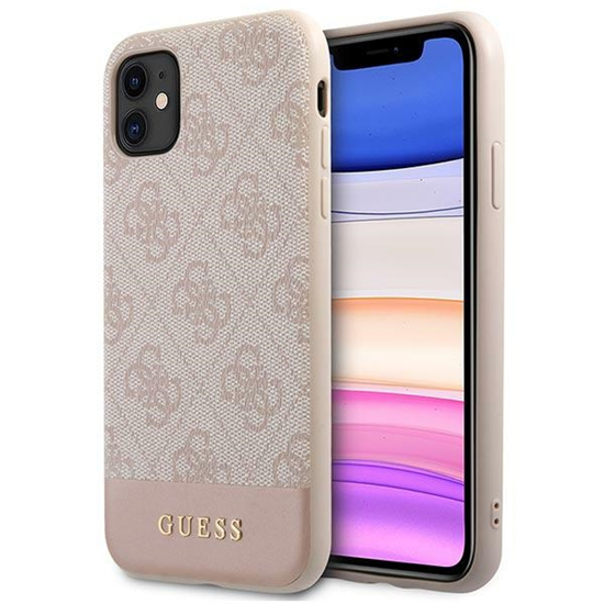 Изображение Guess GUHCN61G4GLPI iPhone 11 6,1" | Xr różowy|pin