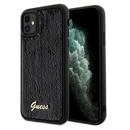 Изображение Guess GUHCN61PSFDGSK iPhone 11 | Xr 6.1" czarny|bl