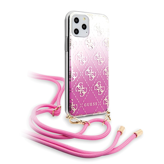 Picture of Guess GUHCN65WO4GPI iPhone 11 Pro Max różowy|pink 