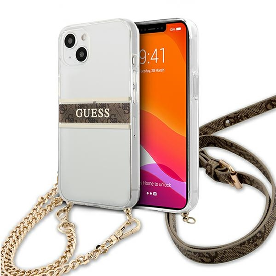 Изображение Guess GUHCP13SKC4GBGO iPhone 13 mini 5,4" Transpar