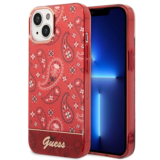 Изображение Guess GUHCP14MHGBNHR iPhone 14 Plus 6,7" czerwony|