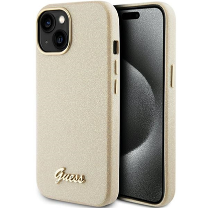 Attēls no Guess GUHCP15SPGMCSD iPhone 15 6,1" gaiši zelta ci