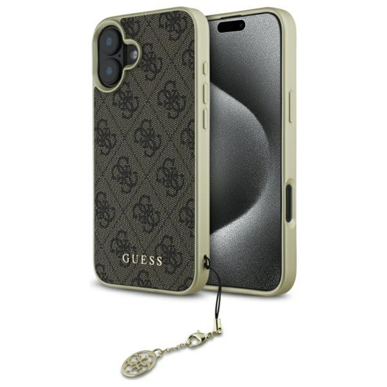 Picture of Guess GUHCP16SGF4GBR iPhone 16 6.1"       brązowy|