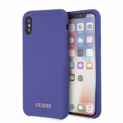 Изображение Guess GUHCPXLSGLUV iPhone X|Xs purple hard case Si