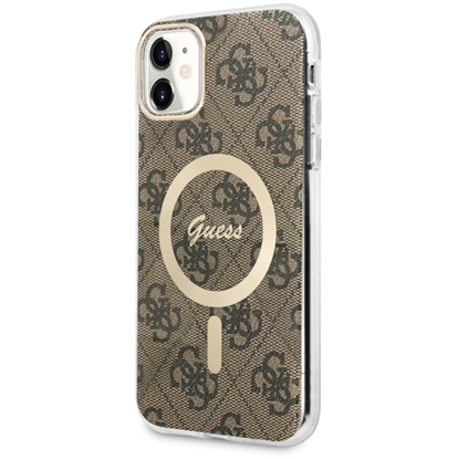 Изображение Guess GUHMN61H4STW iPhone 11 6.1" brązowy|brown ha