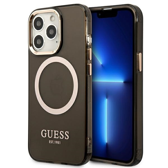 Picture of Guess GUHMP13XHTCMK iPhone 13 Pro Max 6,7" czarny|