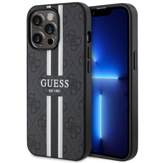 Picture of Guess GUHMP13XP4RPSK iPhone 13 Pro Max 6,7" melns 