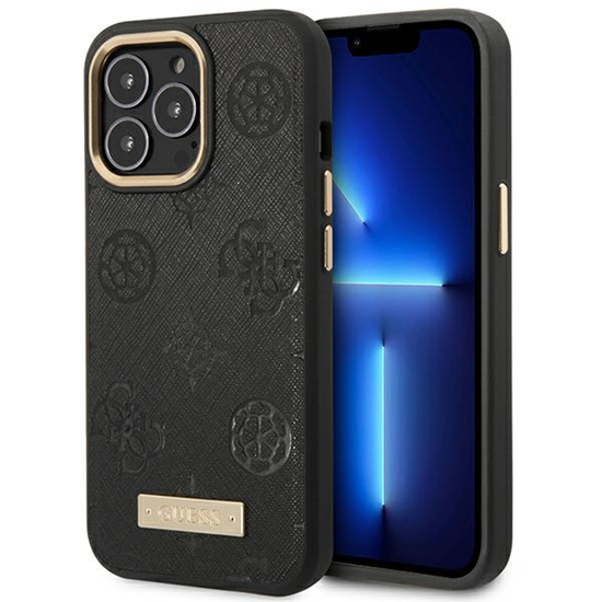 Picture of Guess GUHMP14LSAPSTK iPhone 14 Pro 6.1" czarny|bla