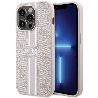 Изображение Guess GUHMP15LP4RPSP iPhone 15 Pro 6.1" różowy|pin