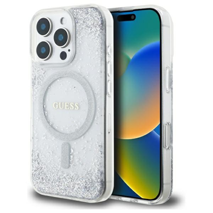 Изображение Guess GUHMP16LRGRGES iPhone 16 Pro 6.3"   srebrny|