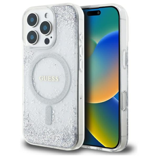Изображение Guess GUHMP16LRGRGES iPhone 16 Pro 6.3"   srebrny|