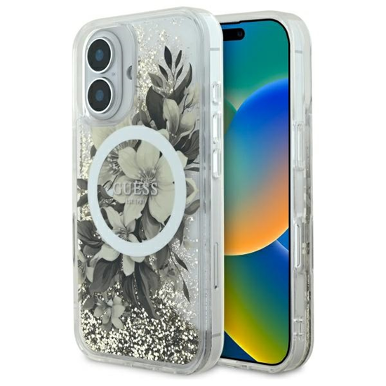 Picture of Guess GUHMP16SLFMWTE iPhone 16 6.1" beżowy|beige h
