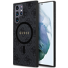 Picture of Guess 4G Colored Ring PU Leather MagSafe Case for Samsung Galaxy S24 Ultra / black