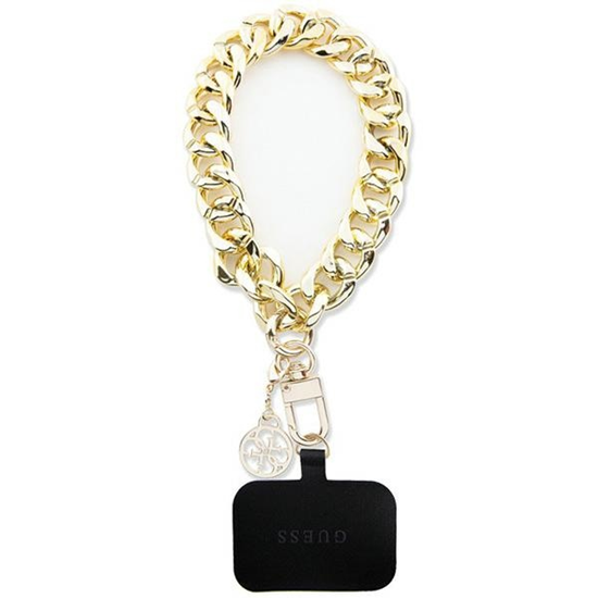 Picture of Guess Universal Wrist Strap 4G Charm / Gold