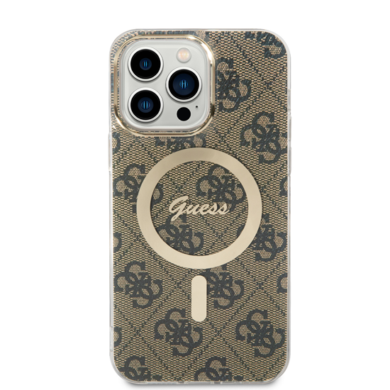 Picture of Guess IML 4G MagSafe Case for iPhone 15 Pro Max Br