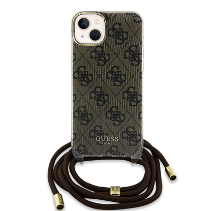 Изображение Guess IML 4G Printed Crossbody Case for iPhone 15 