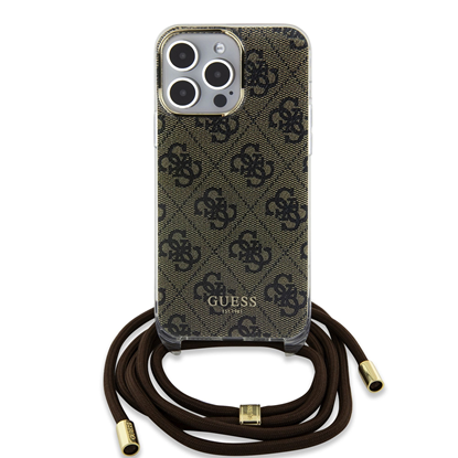 Attēls no Guess IML 4G Printed Crossbody Case for iPhone 15 