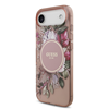 Picture of Guess IML Flowers Strap MagSafe Case for iPhone Air / Pink