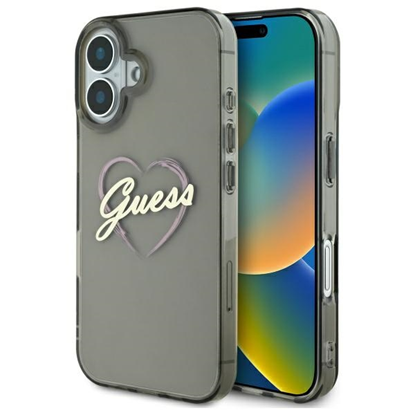 Изображение Guess IML Heart Back Case for Apple iPhone 16