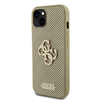 Picture of Guess Perforated 4G Glitter Back Case for Apple iPhone 15