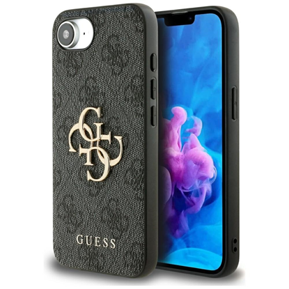 Изображение Guess PU 4G Metal Logo Case for Apple iPhone 16e
