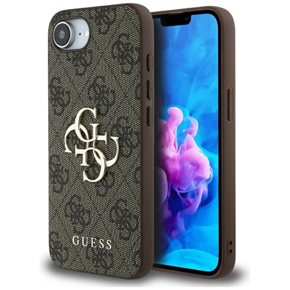 Изображение Guess PU 4G Metal Logo Case for Apple iPhone 16e